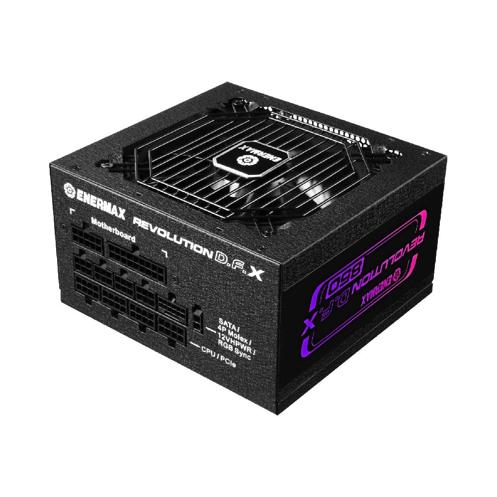 ENERMAX 安耐美   金牌 850W ATX 3.0 電源供應器 金靜冰核 REVOLUTION D.F.X (ERT850EWT)