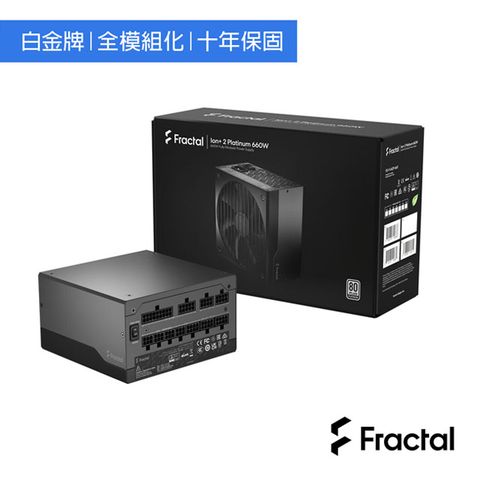 【Fractal Design】Product Sheet Ion+2 Platinum 660W 電源供應器-白金牌
