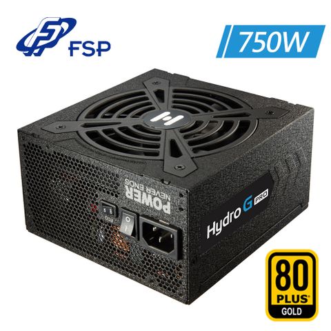 FSP 全漢 Hydro G PRO 黑爵士 750W 金牌 全模組 電源供應器