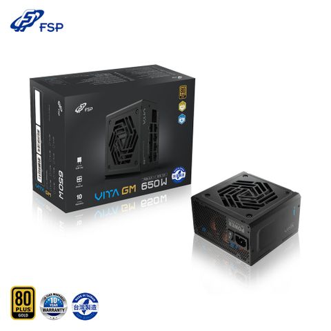 FSP 全漢 VITA-650GM (MIT) 650W 80PLUS 金牌 全模組 電源供應器