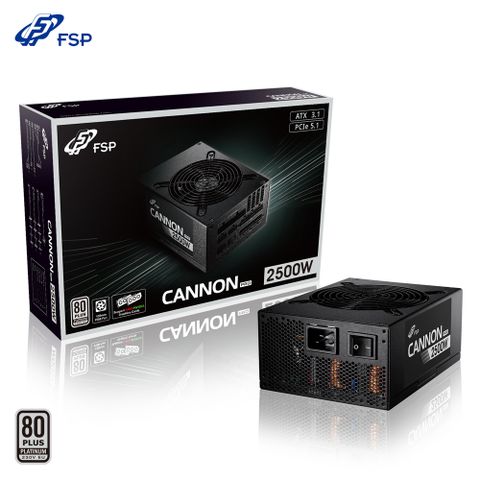 FSP 全漢 CANNON PRO 2500W 80PLUS白金牌 電源供應器(FSP2500-57APB)