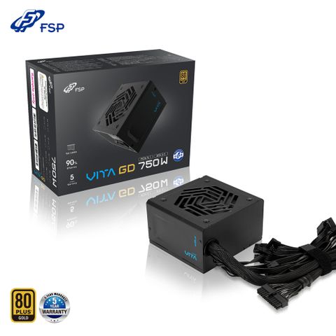 FSP 全漢 VITA GD 750W MIT 80PLUS 金牌 直出線 電源供應器
