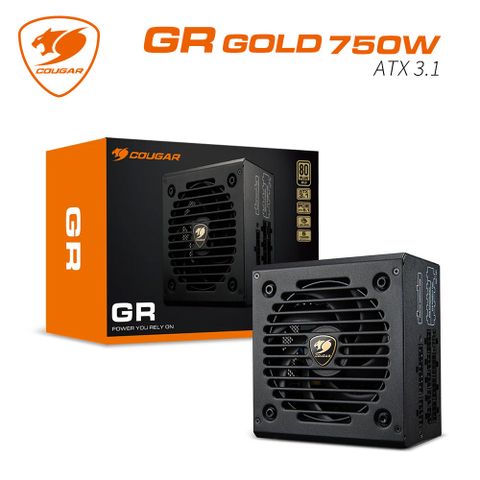 COUGAR 美洲獅 GR 750W ATX3.1 金牌全模組電源供應器 80PLUS