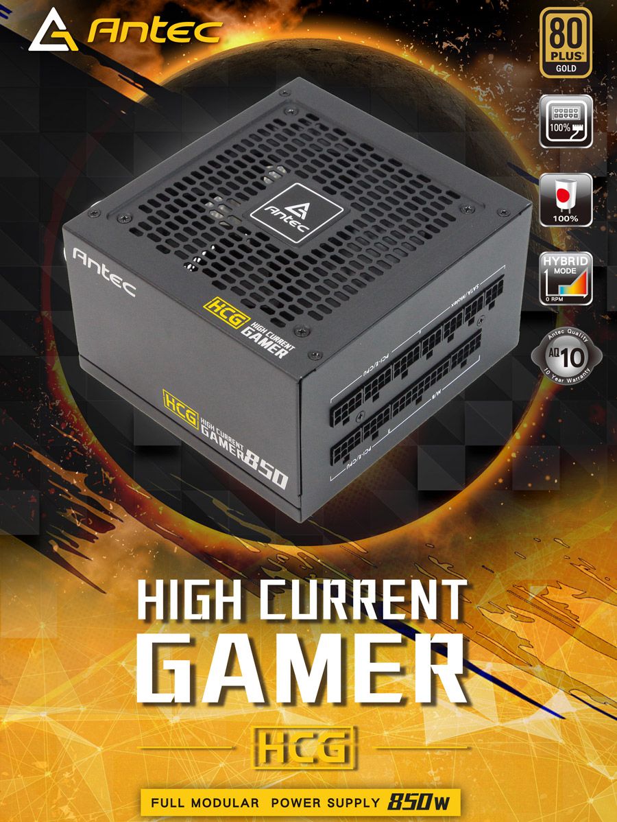 Antec HCG850 Gold 80PLUS金牌電源供應器- PChome 24h購物