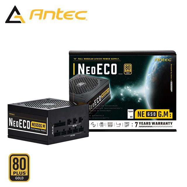 Antec 安鈦克   NE650G M 80PLUS 金牌 650W 全模組 全日系電解電容 電源供應器