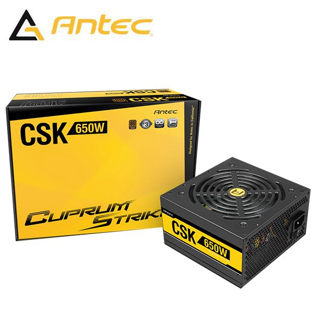 Antec 安鈦克   CSK650 80PLUS 銅牌 Cuprum Strike 電源供應器