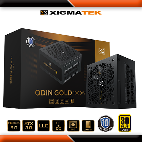 Xigmatek 富鈞科技 Odin Gold 1000W  80+金牌 全模組 全日系電容 電源供應器