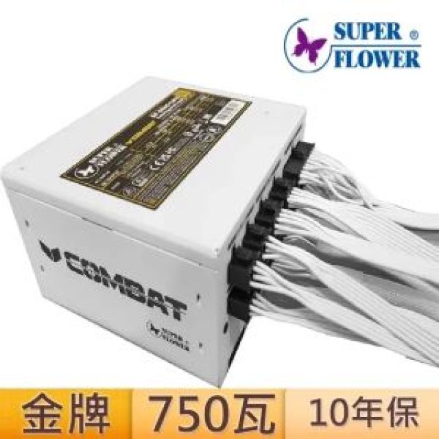 SUPER FLOWER 振華  COMBAT FG  650W ATX3.1 金牌 全模組電源供應器