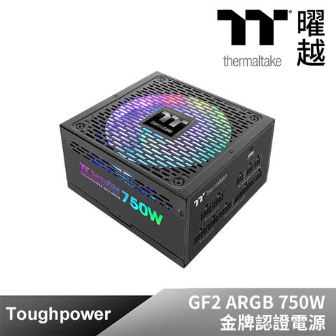 鋼影 Toughpower GF2 ARGB 750W 金牌 認證電源 全模組 十年保固_PS-TPD-0750F3FAGT-2