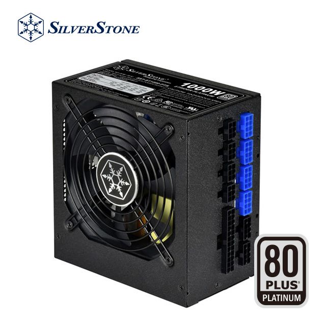 SilverStone 銀欣  1000W 80 PLUS白金認證超高效率電源供應器  ST1000-PTS