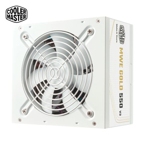 MWE GOLD 550W V3 ATX3.1 直出線 金牌 550W 電源供應器 白色