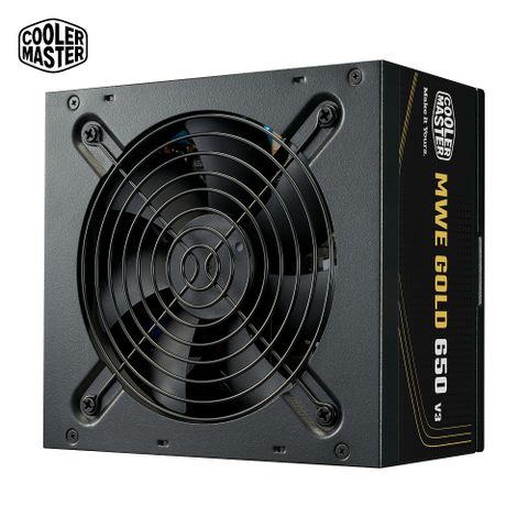 MWE GOLD 650W V3 ATX3.1 直出線 金牌 650W 電源供應器 黑色