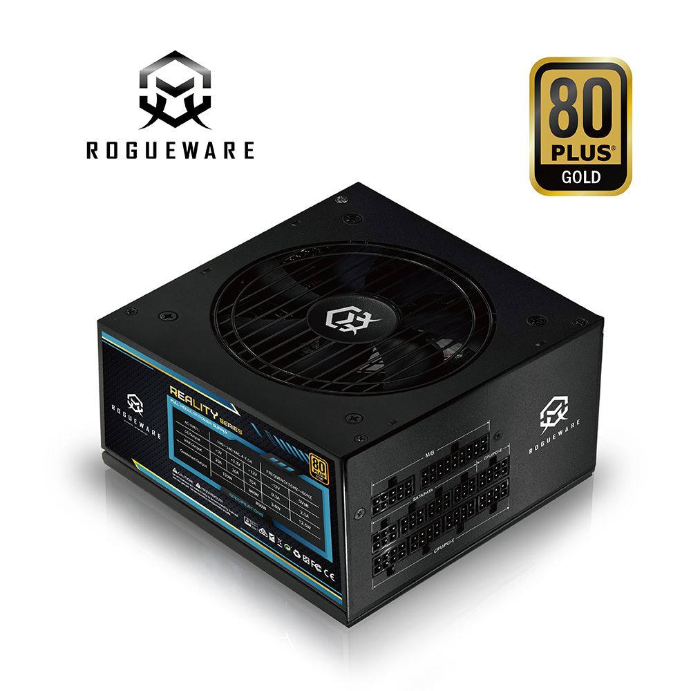 ROGUEWARE 洛克威 REALITY系列 550W 80PLUS 金牌 全模組電源供應器