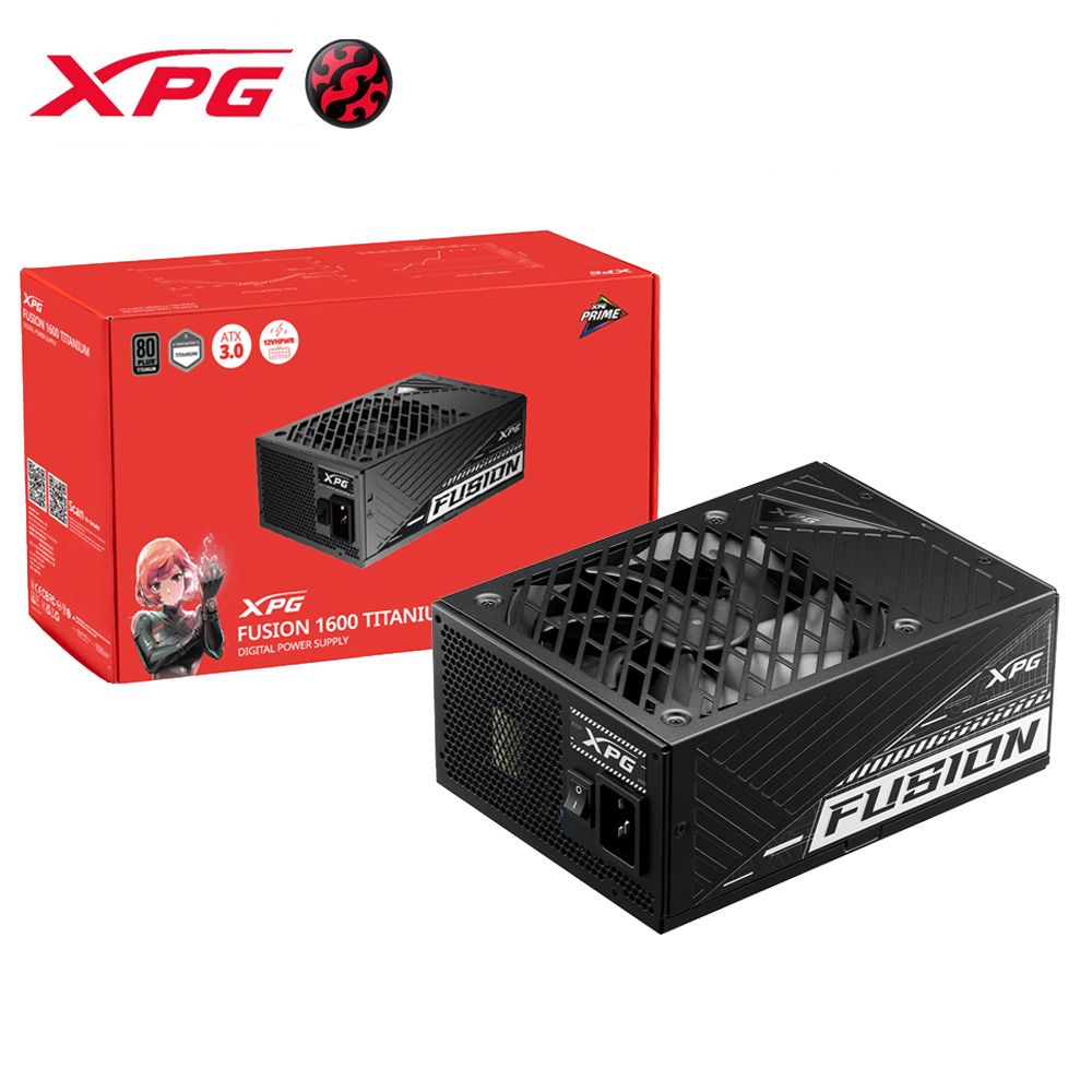 XPG  威剛 FUSION 1600 TITANIUM 1600W 80PLUS 鈦金牌 數位監控 電源供應器