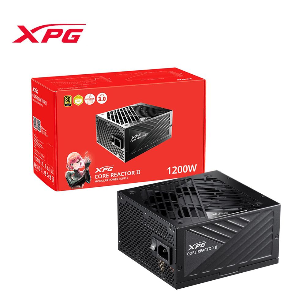 XPG  威剛 COREREACTOR II 1200W 80PLUS 金牌 PCIe 5.0 電源供應器