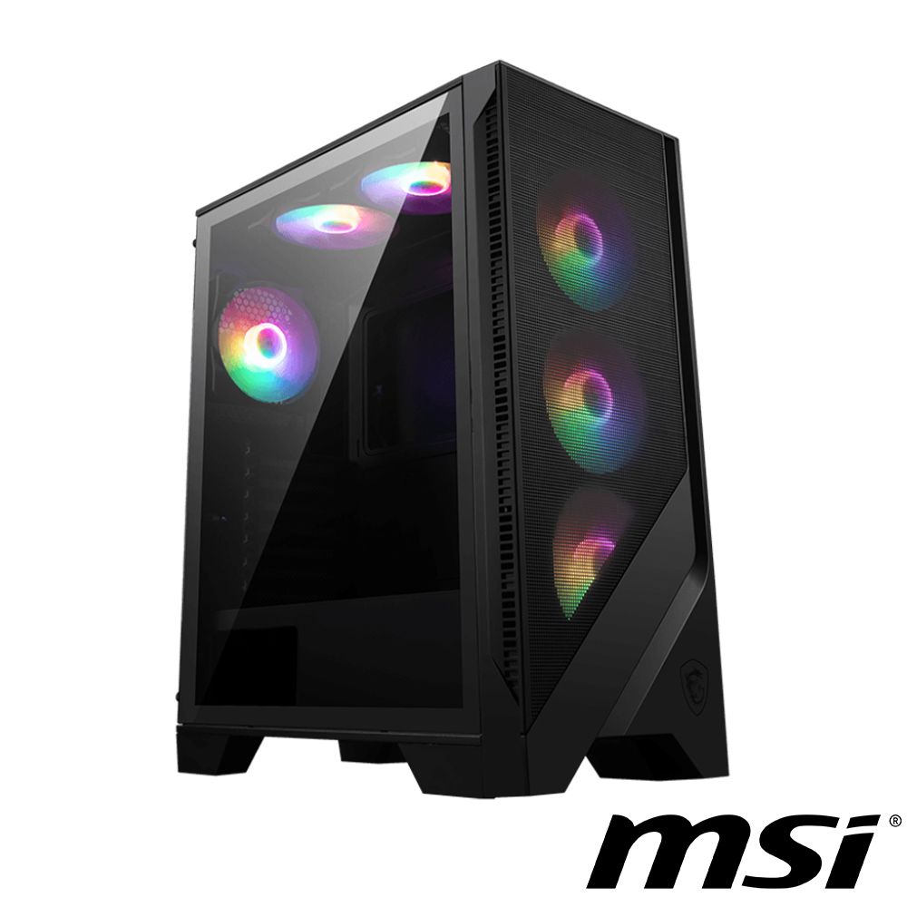 MSI 微星 【C+P套餐】 MAG FORGE 120A AIRFLOW 電腦機殼 +  MAG A550BN 電源供應器