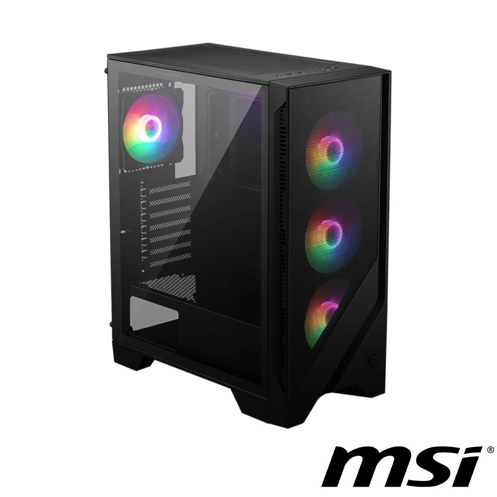 MSI 微星 【C+P套餐】 MAG FORGE 120A AIRFLOW 電腦機殼 +  MAG A550BN 電源供應器