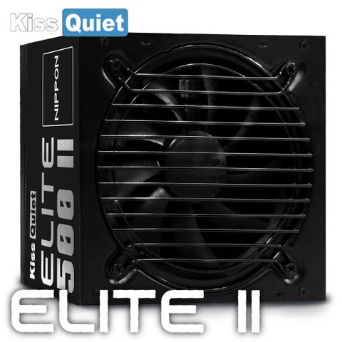 Kiss Quiet 凱斯克 Elite 500 II 日系電容 電源供應器 (3年保1年換新)