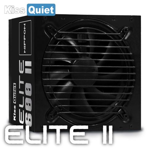 Kiss Quiet 凱斯克 Elite 600 II 日系電容 電源供應器 (3年保1年換新)