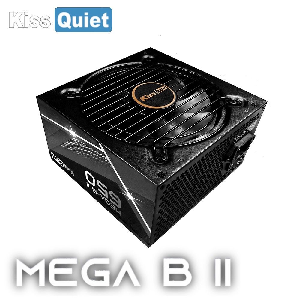 Kiss Quiet 凱斯克 Mega-B II 650W 銅牌 電源供應器  日系電容/纜繩線/附理線夾/雙8Pin