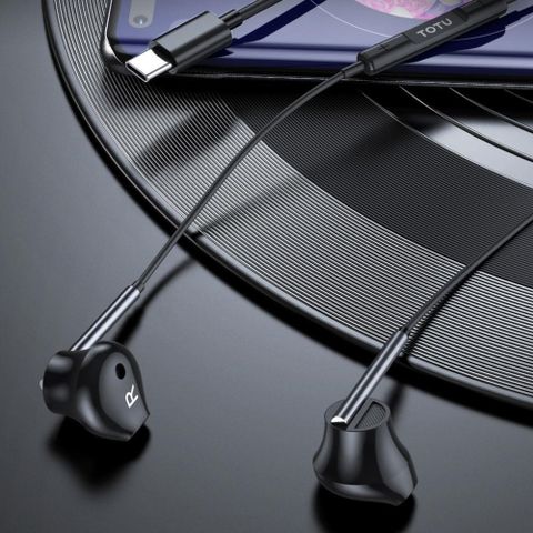 【TOTU】Type-C線控耳機 即插即用 EP-3系列 1.2M 拓途