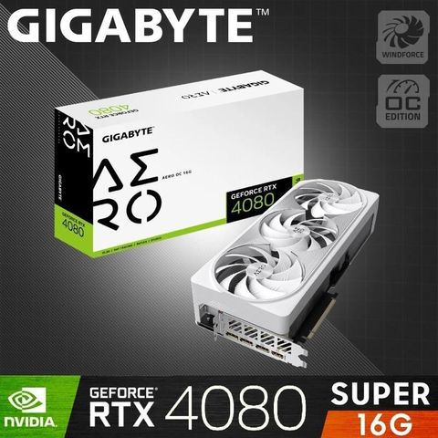 【南紡購物中心】 【技嘉GIGABYTE】GeForce RTX 4080 SUPER AERO OC 16G 顯示卡