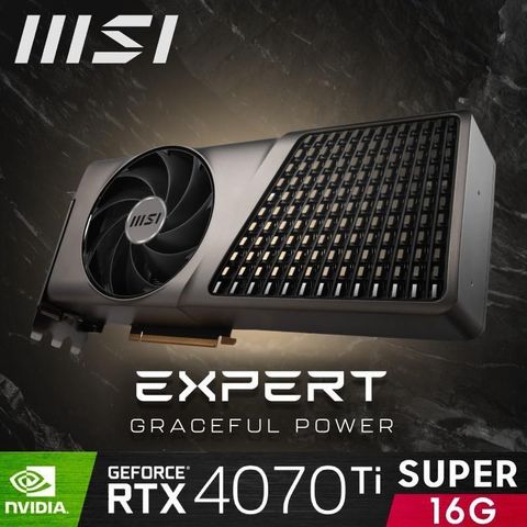 【南紡購物中心】 【微星MSI】GeForce RTX 4070 Ti SUPER 16G EXPERT 顯示卡