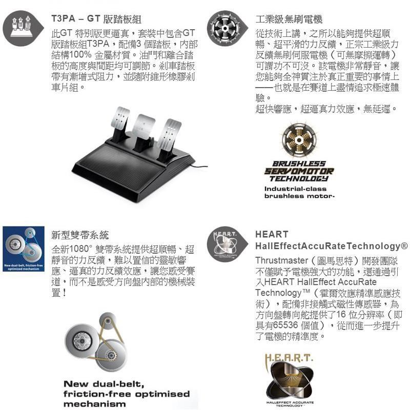 Thrustmaster T300 RS GT Edition 方向盤(支援PS4/PS3/PC) - PChome