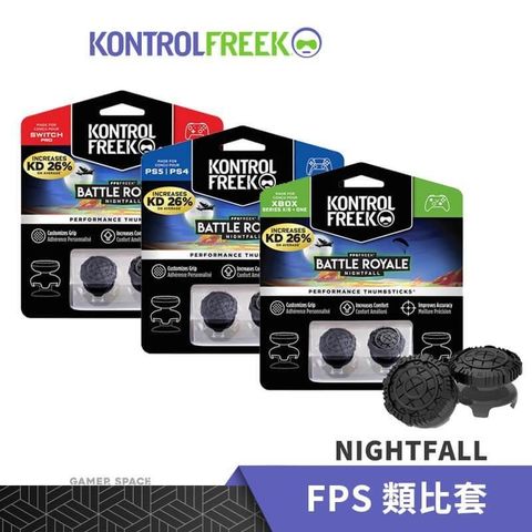 【南紡購物中心】 KontrolFreek FPS BATTLE ROYALE NIGHTFALL 類比套