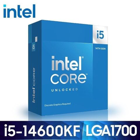 【南紡購物中心】 Intel 英特爾 Core I5-14600KF 中央處理器