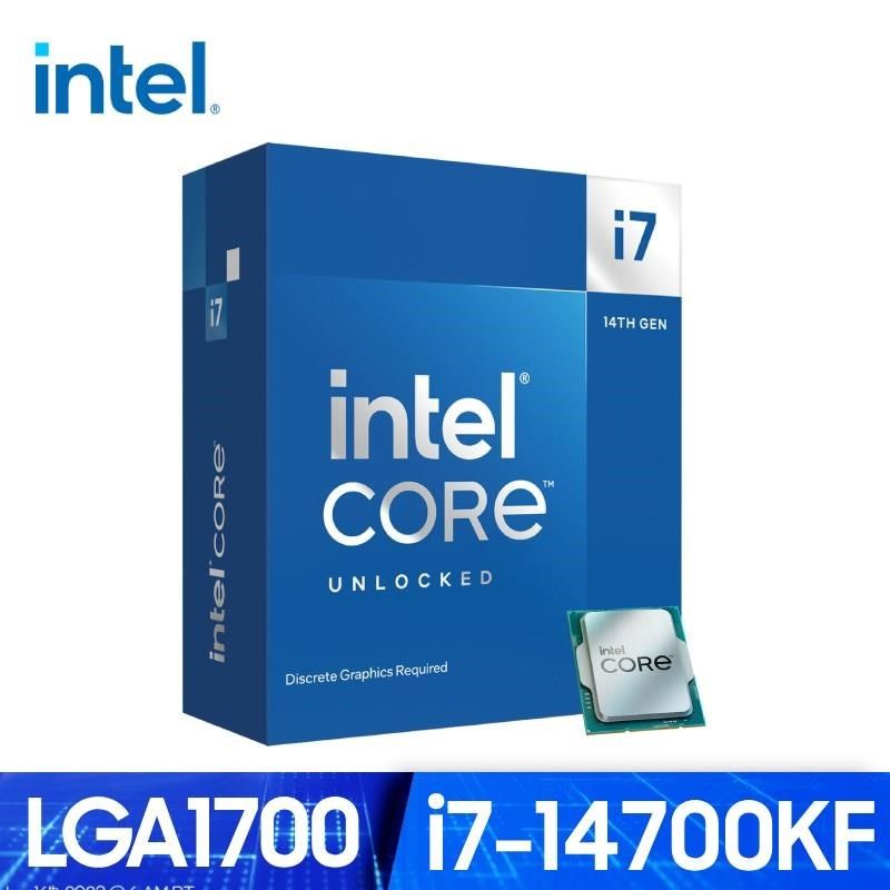 Intel 英特爾 Core I7-14700KF 中央處理器(無風扇/無內顯)