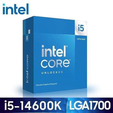 Intel 英特爾 Core I5-14600K 中央處理器(有內顯/無風扇)