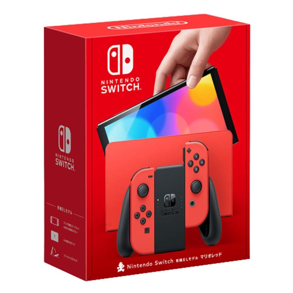 任天堂Switch OLED 主機瑪利歐亮麗紅+超級瑪利歐兄弟驚奇套組- PChome