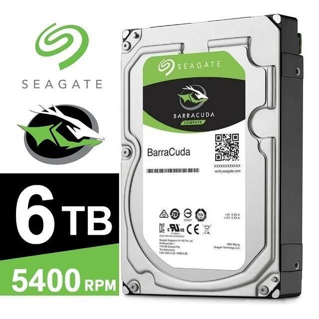 Seagate【BarraCuda】新梭魚6TB 3.5吋桌上型硬碟(ST6000DM003