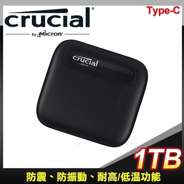 Micron 美光 【南紡購物中心】   Crucial X6 1TB U3.2 Type C外接式SSD