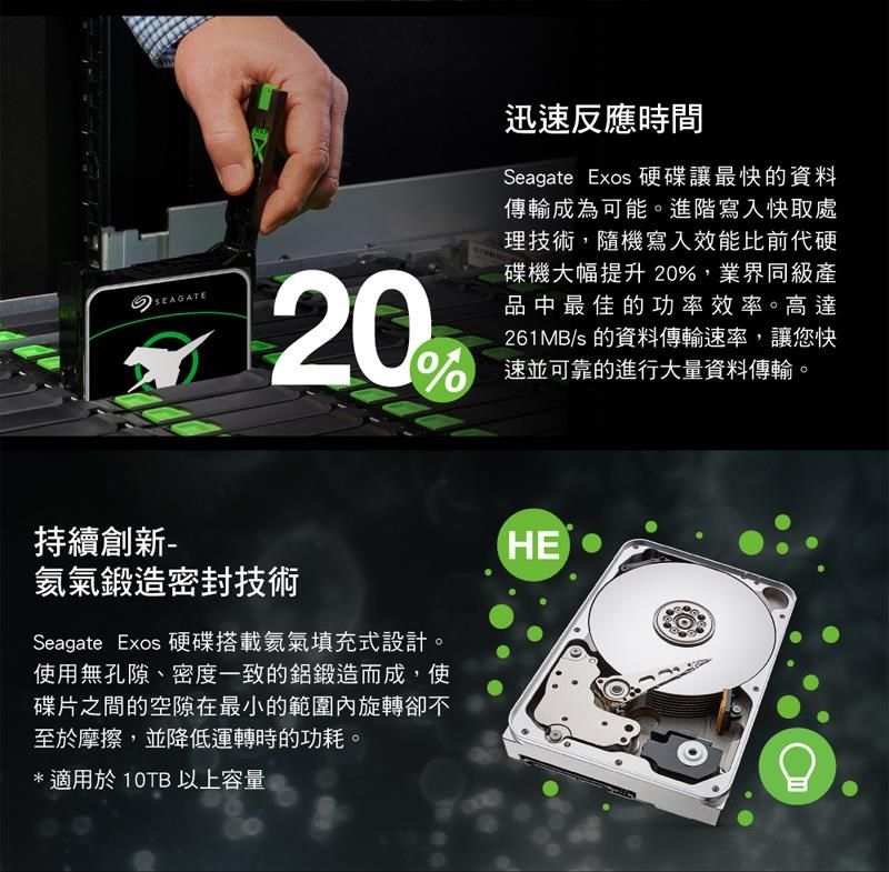 Seagate 希捷Exos 7E10 2TB 3.5吋SAS企業級硬碟(ST2000NM001B-5Y