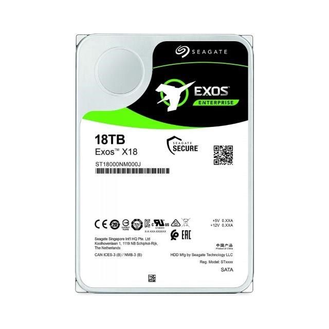 Seagate 希捷 Seagate_希捷<br />企業號 18TB 3.5吋 7200轉 256M快取 SATA3 EXOS企業級硬碟(ST18000NM000J-5Y)