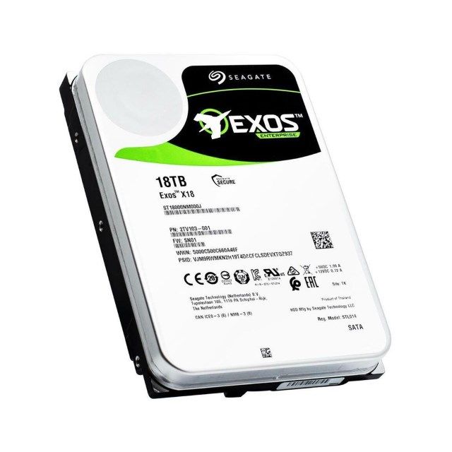 Seagate 希捷 Seagate_希捷<br />企業號 18TB 3.5吋 7200轉 256M快取 SATA3 EXOS企業級硬碟(ST18000NM000J-5Y)