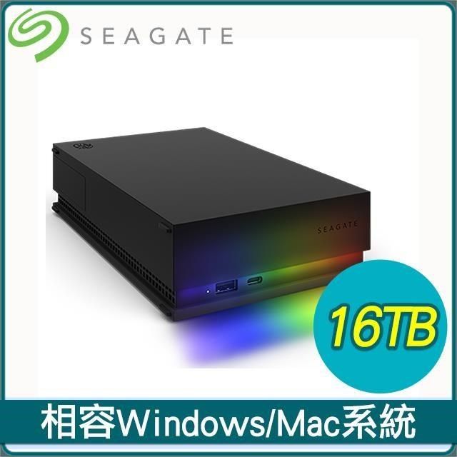 Seagate 希捷 【南紡購物中心】   FireCuda Gaming Hub 16TB 3.5吋外接硬碟(STKK16000400)