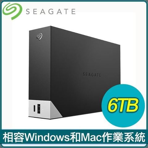 【南紡購物中心】 Seagate 希捷 One Touch Hub 6TB 3.5吋外接硬碟(STLC6000400)