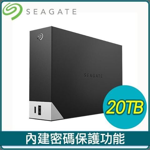 【南紡購物中心】 Seagate 希捷 One Touch Hub 20TB 3.5吋外接硬碟(STLC20000400)