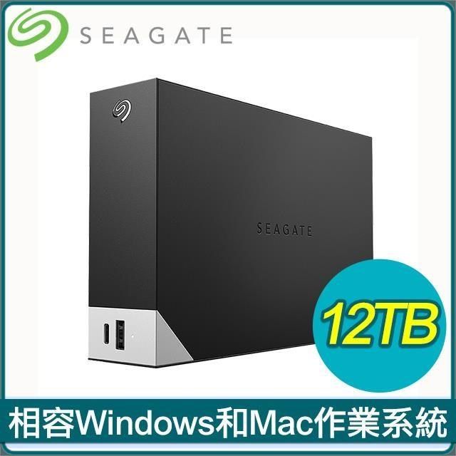 Seagate 希捷 【南紡購物中心】   One Touch Hub 12TB 3.5吋外接硬碟(STLC12000400)