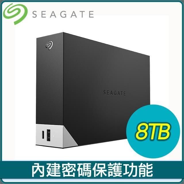 Seagate 希捷 【南紡購物中心】   One Touch Hub 8TB 3.5吋外接硬碟(STLC8000400)