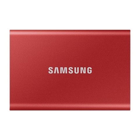 Samsung 三星 T7 500G USB3.2 移動式SSD固態硬碟《紅》