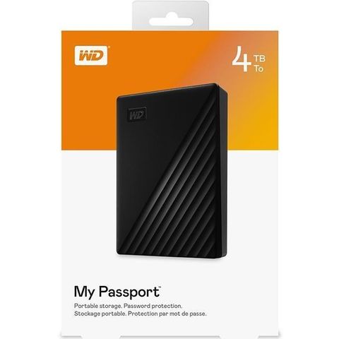 WD my passport 4TB 4T 黑色 USB 3.2 外接硬碟 2.5吋 公司貨