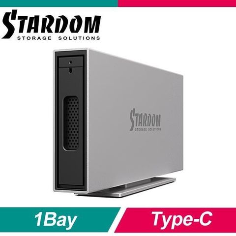 【南紡購物中心】 STARDOM i310-BA31 USB3.1 Gen2 Type-C 1bay 熱插拔硬碟外接盒