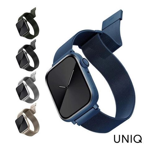 UNIQ UNIQ_ Apple Watch 42/44/45mm Dante 不鏽鋼米蘭磁扣錶帶