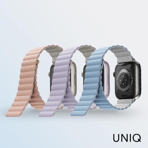 UNIQ UNIQ_ Apple Watch 38/40/41mm Revix 雙色防水矽膠磁吸錶帶