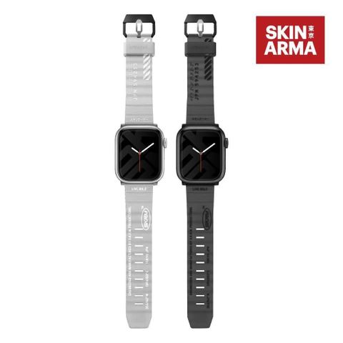 【南紡購物中心】 SKINARMA Apple Watch 44/45/49mm 共用款 Shokku矽膠錶帶