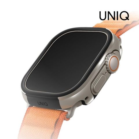 【南紡購物中心】 UNIQ Valencia Apple Watch Ultra 輕薄鋁合金防撞保護殼 49 mm